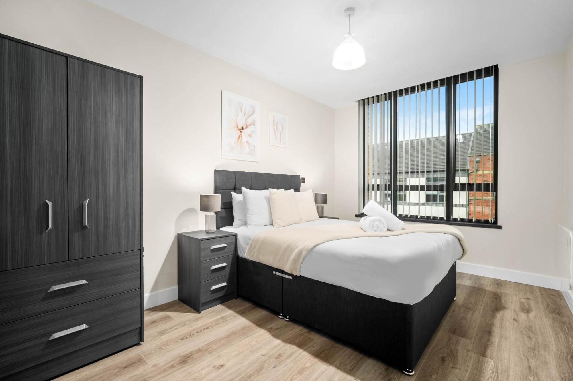 Nuvo - New Luxury - Centre - 2 Bedrooms - Wifi - Netflix - Jewellery Quarter 9ah Apartment *